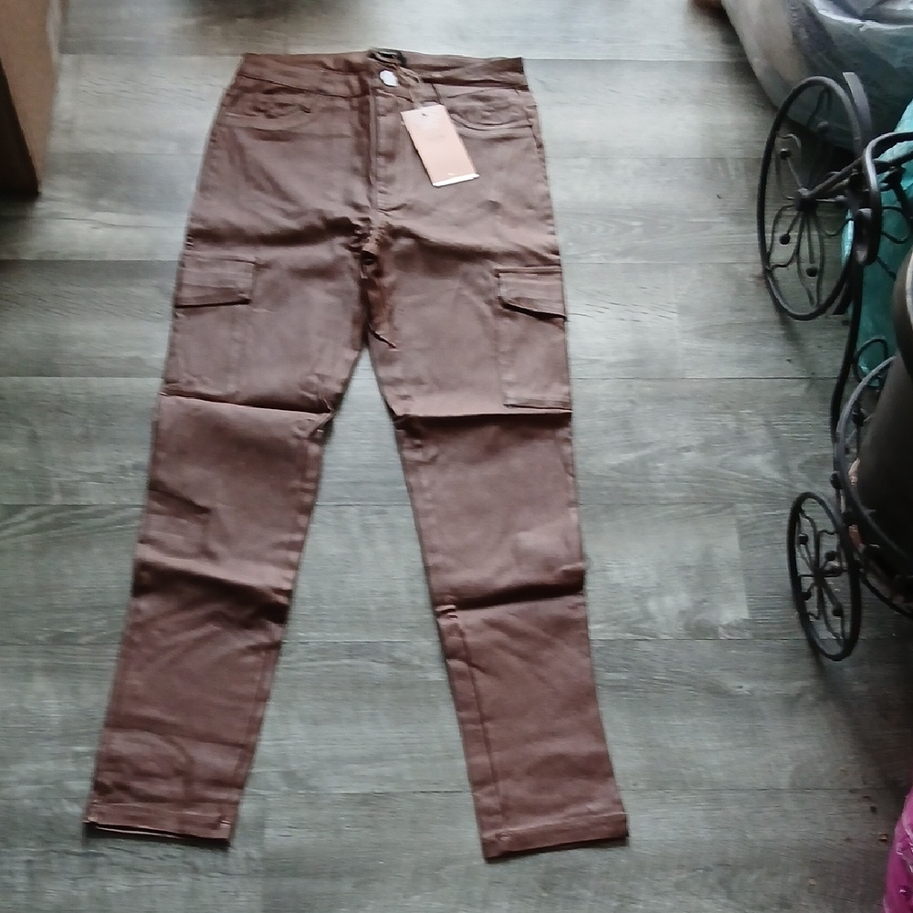 Casual Brown Cargo Pants